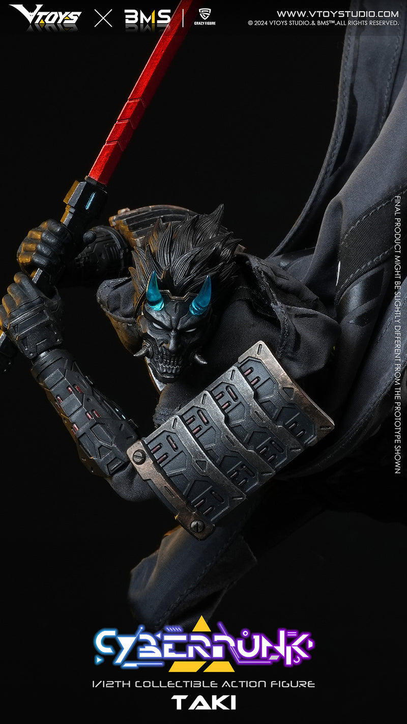CYBERPUNK SERIES VTOYS x BMS x CF SAMURAI TAKI 1/12 SCALE ACTION FIGURE