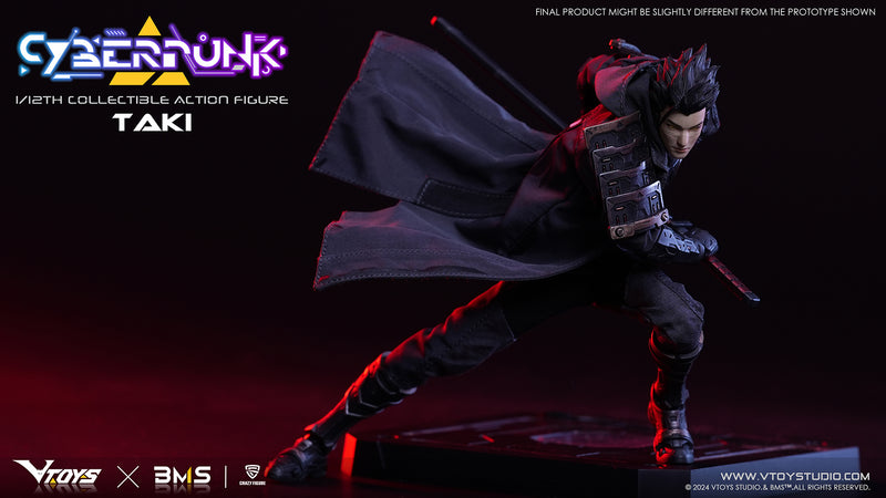 CYBERPUNK SERIES VTOYS x BMS x CF SAMURAI TAKI 1/12 SCALE ACTION FIGURE