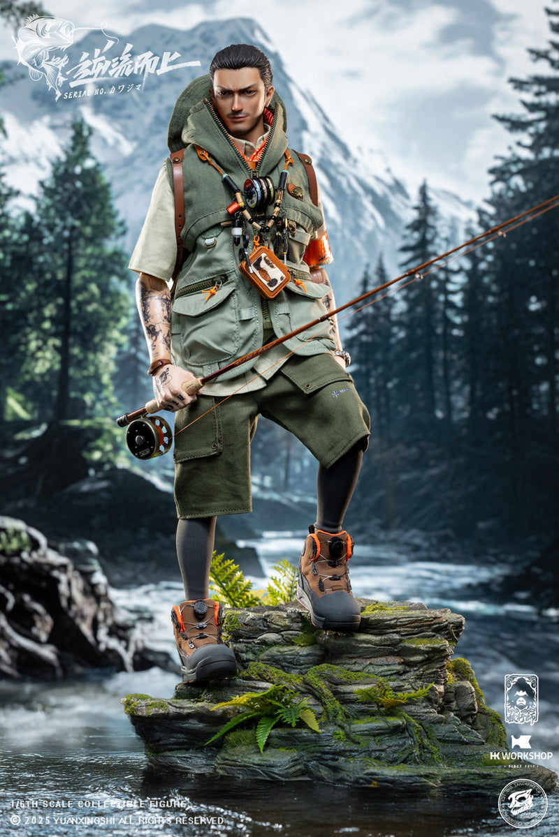 Ju Chao - Move upstream YUANXINGSHI x HK WORKSHOP x GRAYSON JC-010 SERIAL NO. KAWAJIMA 1/6 SCALE ACTION FIGURE