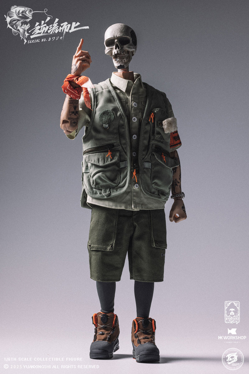 Ju Chao - Move upstream YUANXINGSHI x HK WORKSHOP x GRAYSON JC-010 SERIAL NO. KAWAJIMA 1/6 SCALE ACTION FIGURE