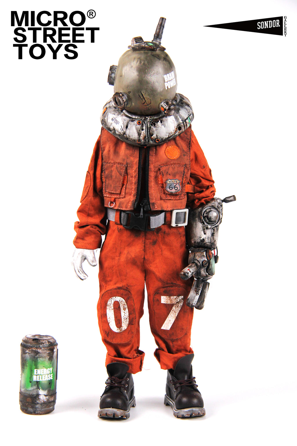 Rust Actionfigures MICRO(R) STREET TOYS x SONDOR ERA OF RUST-ROGER 1/6 SCALE ACTION FIGUR