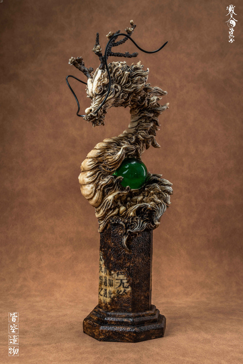 NIHILITY CREATION AZURE DRAGON OF WOOD RESIN STATUE