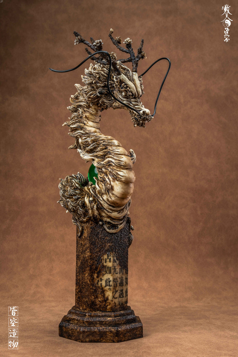 NIHILITY CREATION AZURE DRAGON OF WOOD RESIN STATUE