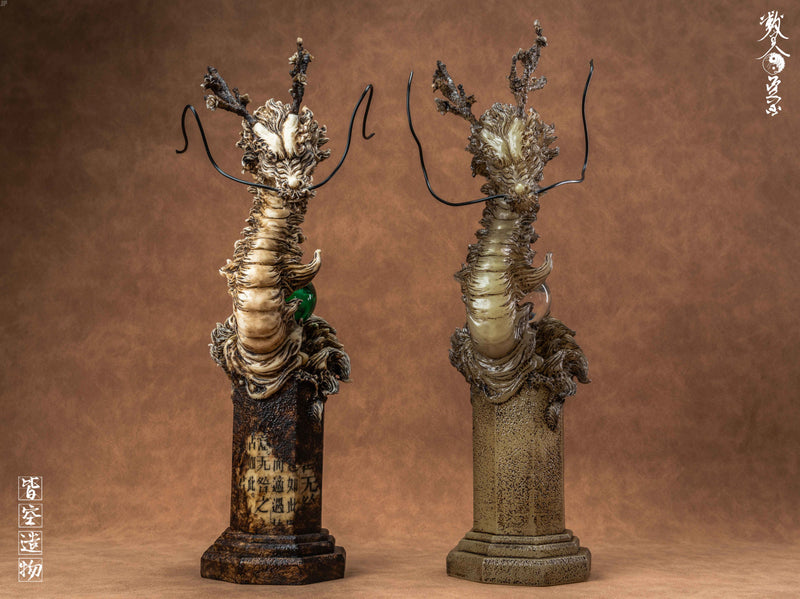 NIHILITY CREATION AZURE DRAGON OF WOOD RESIN STATUE