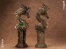 NIHILITY CREATION AZURE DRAGON OF WOOD RESIN STATUE