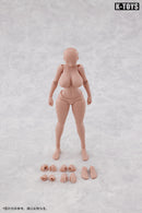 K-TOYS 1/12 SCALE ACTION FIGURE GLAMOROUS WOMAN BODY KT02C TAN SKIN