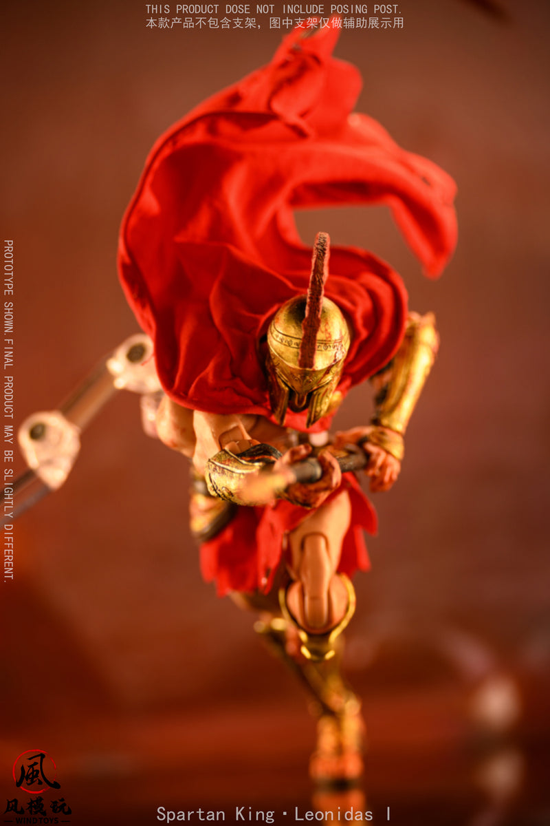 WIND TOYS SPARTAN KING LEONIDAS I 1/12 ACTION FIGURE BLOODSTAINED EDITION