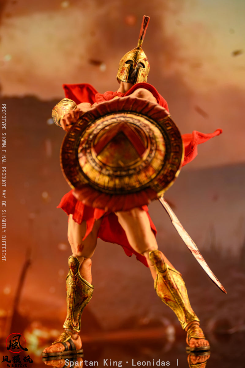 WIND TOYS SPARTAN KING LEONIDAS I 1/12 ACTION FIGURE BLOODSTAINED EDITION