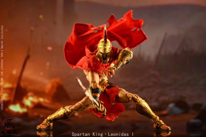 WIND TOYS SPARTAN KING LEONIDAS I 1/12 ACTION FIGURE BLOODSTAINED EDITION