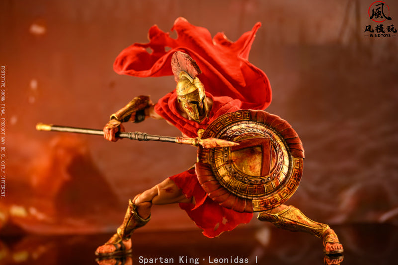 WIND TOYS SPARTAN KING LEONIDAS I 1/12 ACTION FIGURE BLOODSTAINED EDITION