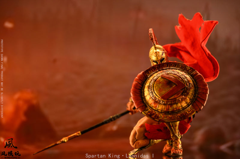 WIND TOYS SPARTAN KING LEONIDAS I 1/12 ACTION FIGURE BLOODSTAINED EDITION
