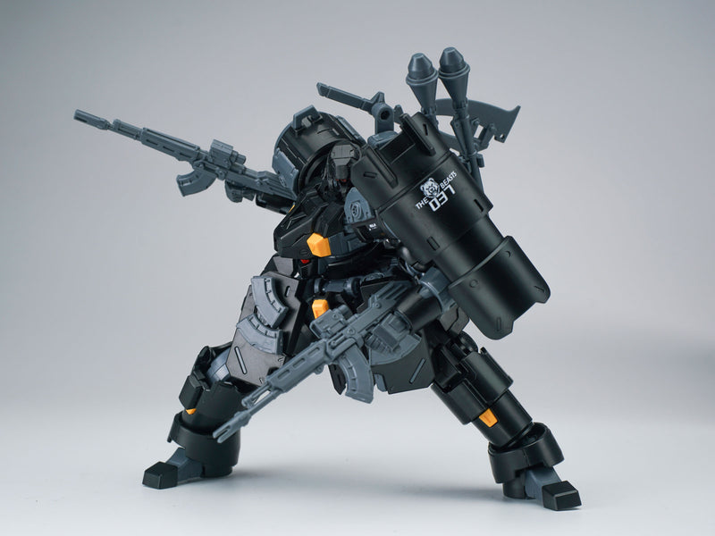 ULTRA ACTION TROOPER SERIES SHEIK MAINLAND ZAROV M1 1/144 SCALE PLASTIC MODEL KIT (METALLIC BLACK)