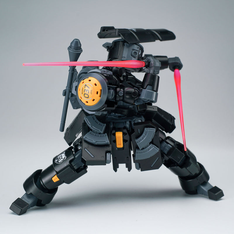 ULTRA ACTION TROOPER SERIES SHEIK MAINLAND ZAROV M1 1/144 SCALE PLASTIC MODEL KIT (METALLIC BLACK)