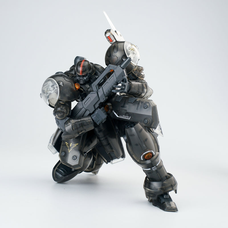 ULTRA ACTION TROOPER SERIES SHEIK MAINLAND ZA-11PS ZI-KRON 1/144 SCALE PLASTIC MODEL KIT (TRANSPARENT BLACK)