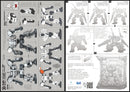 3 min project SHEIK MAINLAND 3 MIN PROJECT SERIES FORTISHIELD - ARGENT SWORD TROOP 1/60 SCALE PLASTIC MODEL KIT