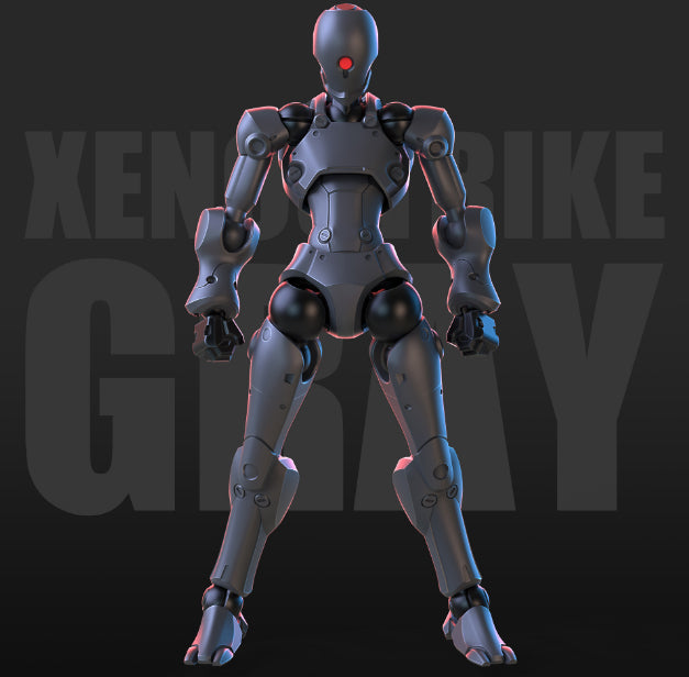 3 MIN PROJECT SHEIK MAINLAND XENOSTRIKE 1/18 SCALE PLASTIC MODEL KIT (GRAY)