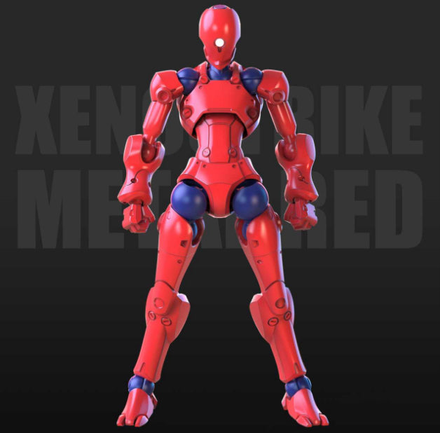 3 MIN PROJECT SHEIK MAINLAND XENOSTRIKE 1/18 SCALE PLASTIC MODEL KIT (RED)