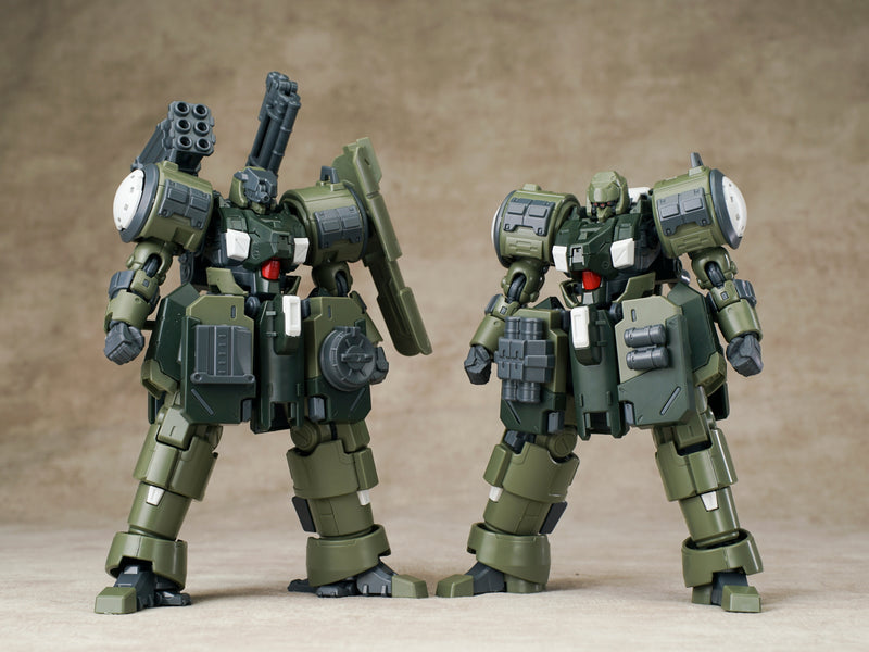 ULTRA ACTION TROOPER SHEIK MAINLAND CANNON ZAROV 1/144 SCALE PLASTIC MODEL KIT (GREEN)