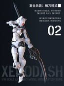 3 MIN PROJECT SHEIK MAINLAND XENODASH 1/18 SCALE PLASTIC MODEL KIT (WHITE)