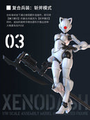 3 MIN PROJECT SHEIK MAINLAND XENODASH 1/18 SCALE PLASTIC MODEL KIT (WHITE)