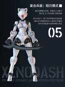 3 MIN PROJECT SHEIK MAINLAND XENODASH 1/18 SCALE PLASTIC MODEL KIT (WHITE)