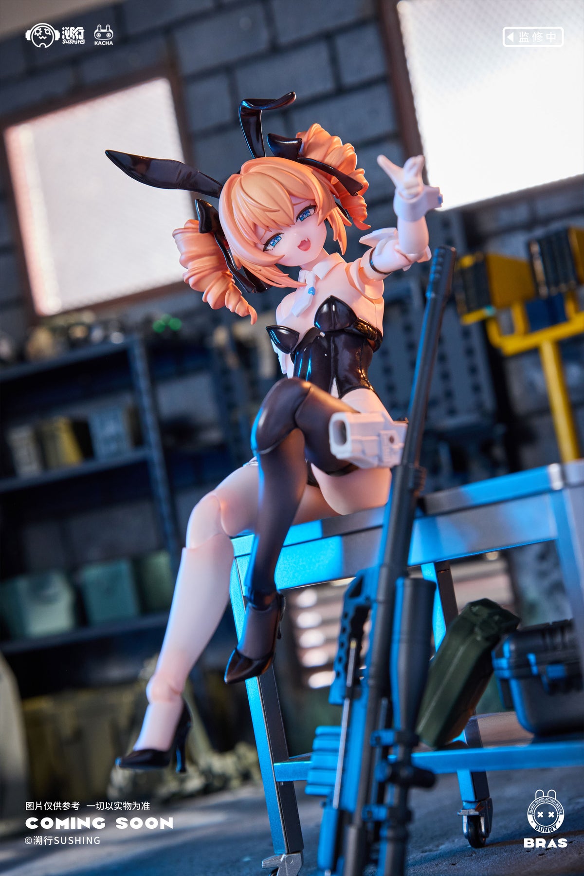 BUNNY RAPID ACTION SQUAD Sushing SNIPER LEONI 1/12 SCALE ACTION FIGURE