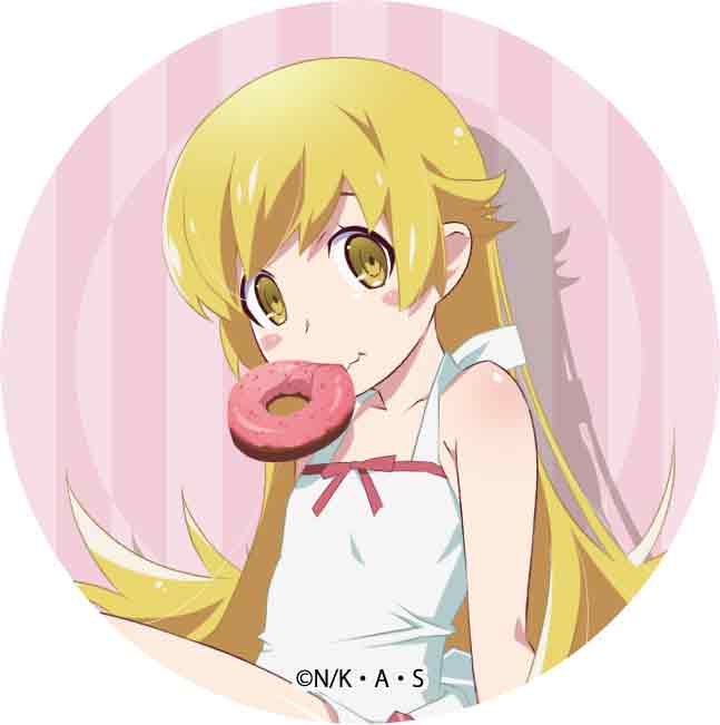 Monogatari TSUKINAGI Series x Darts Trading Can Badge