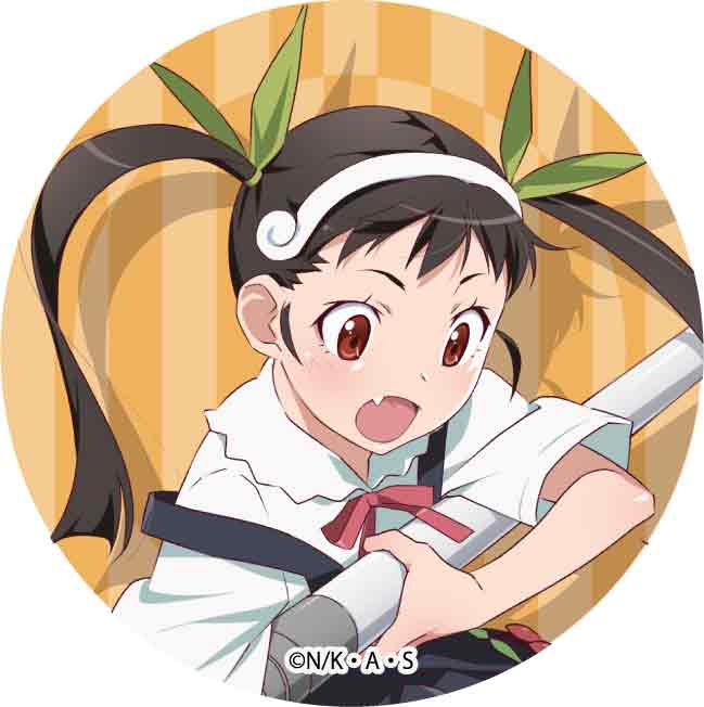 Monogatari TSUKINAGI Series x Darts Trading Can Badge