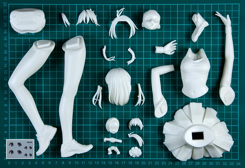 Original Yasumichan Series Kurushima No. 250 Yasumi-chan Cheerleader 2024 Molding Color Ivory
