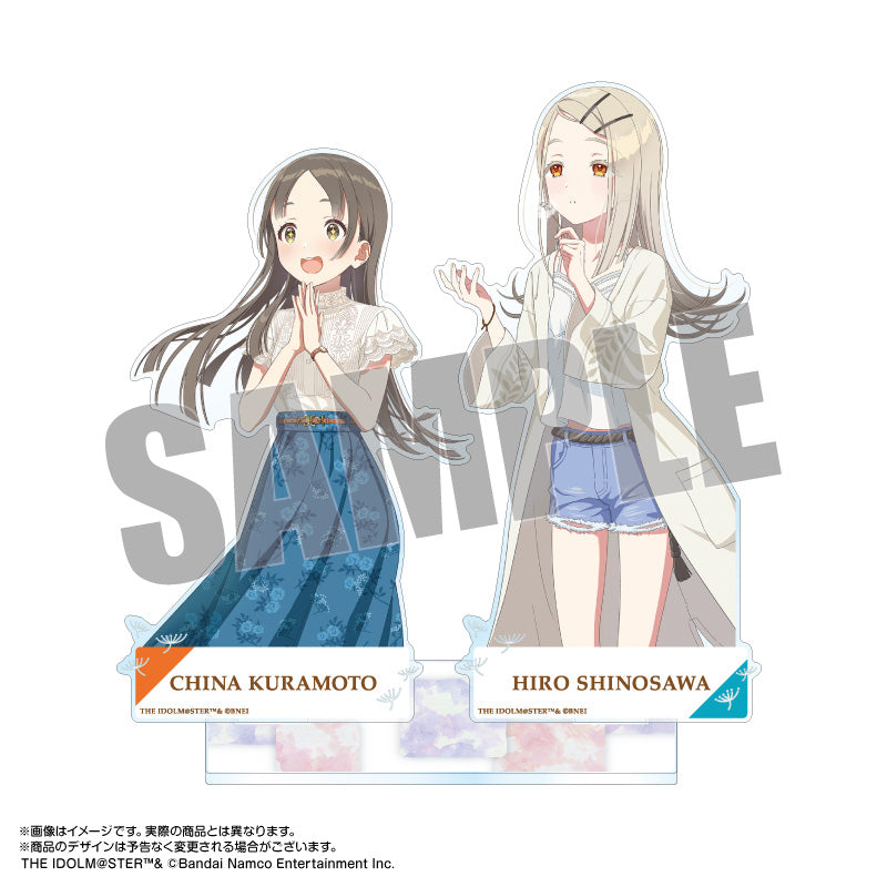 Gakuen Idolmaster AmiAmi Pair Acrylic Stand Vol .1
