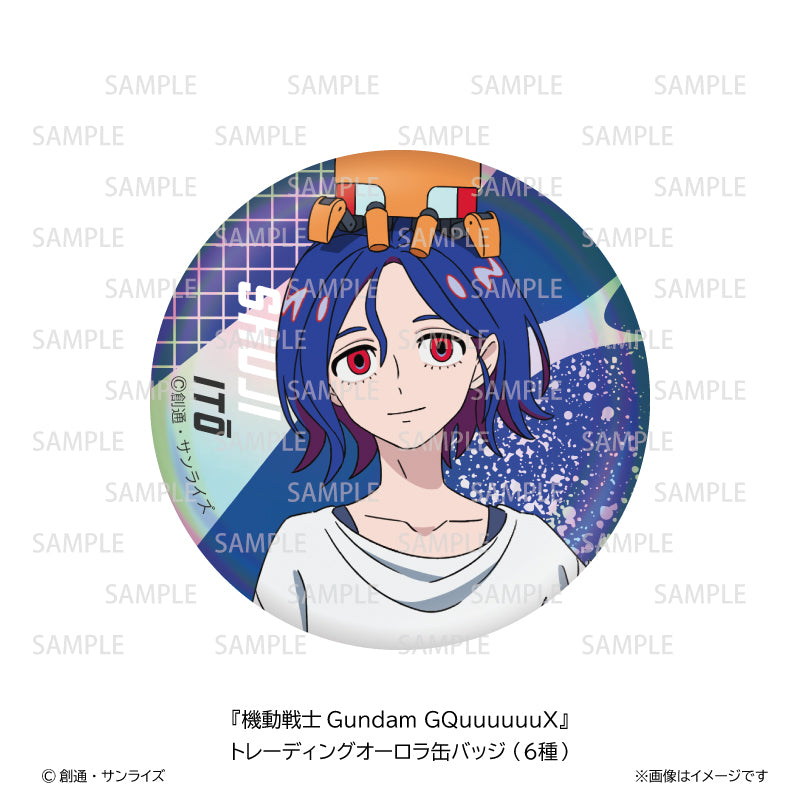 Mobile Suit Gundam GQuuuuuuX Nippon Television Service Trading Aurora Can Badge