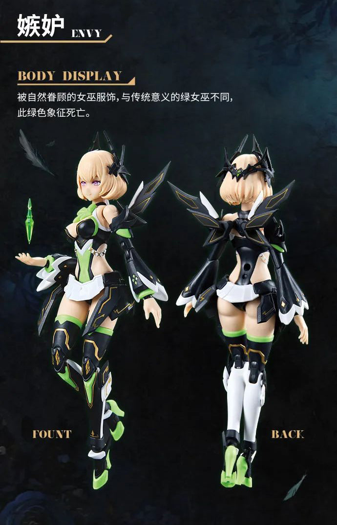 SIN MS GENERAL SIN-04 ENVY 1/10 SCALE PLASTIC MODEL KIT