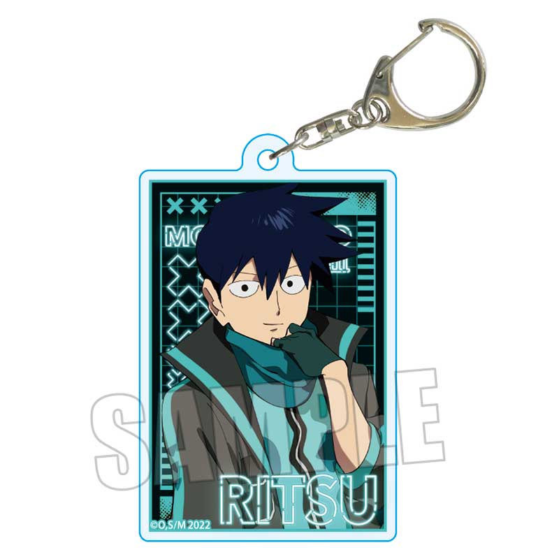 Mob Psycho 100 III Bell House Trading Acrylic Key Chain Cyberpunk Ver.