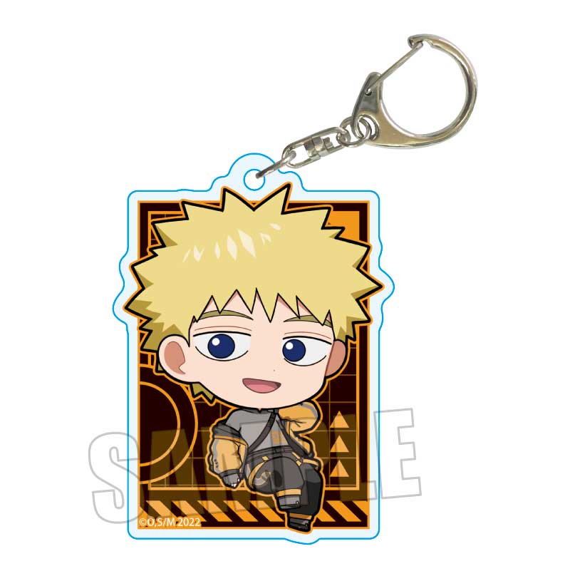 Mob Psycho 100 III Bell House Trading Acrylic Key Chain Cyberpunk Ver.