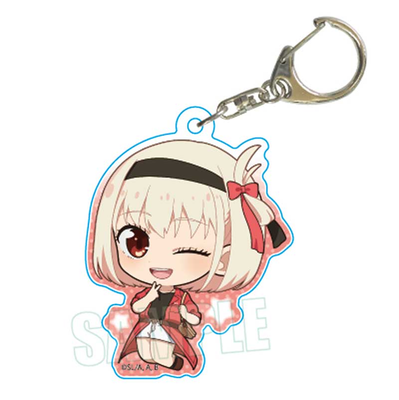 Lycoris Recoil Bell House Pukasshu Acrylic Key Chain (1-7 Selection)