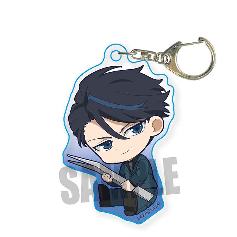 Ron Kamonohashi: Deranged Detective Bell House GyuGyutto Acrylic Key Chain (1-7 Selection)