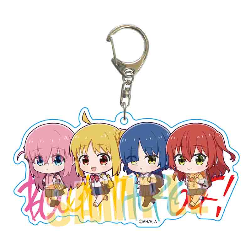 Bocchi the Rock! Bell House TEKUTOKO Choi Deka Acrylic Key Chain (1-3 Selection)