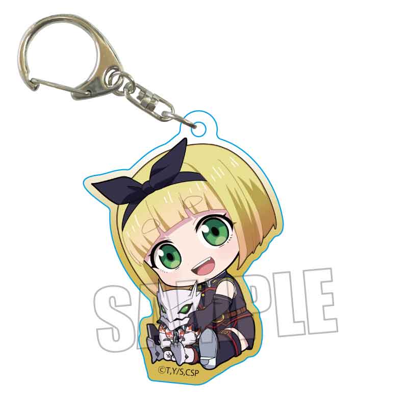 Chained Soldier Bell House GyuGyutto Acrylic Key Chain