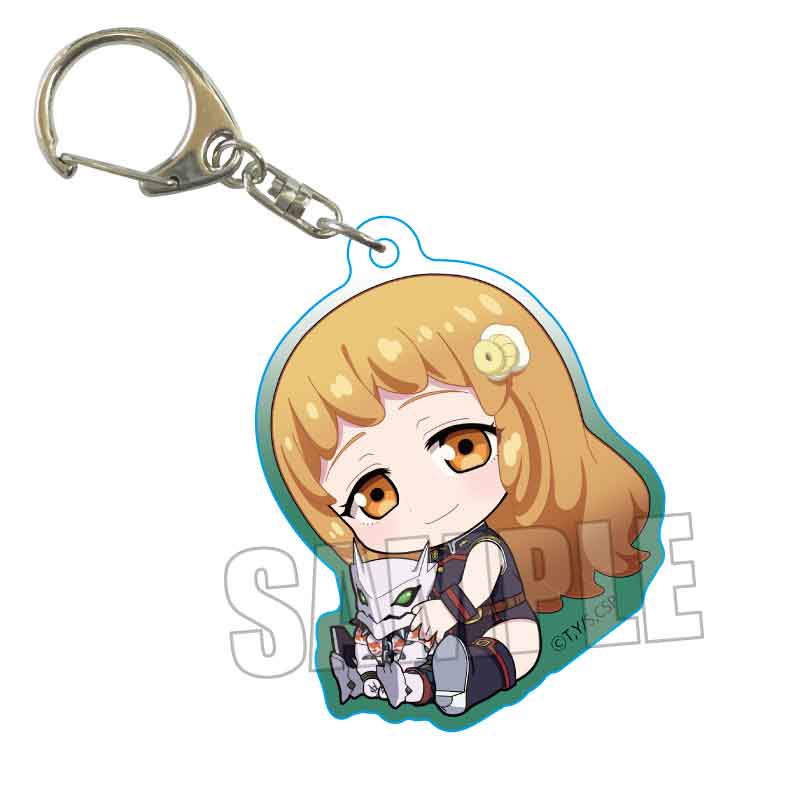 Chained Soldier Bell House GyuGyutto Acrylic Key Chain