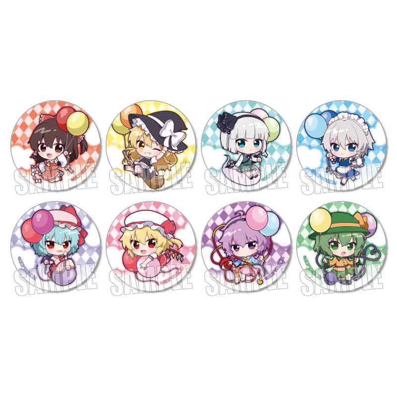Touhou Project Bell House Trading Can Badge Pukasshu Balloon Ver. (re-run)