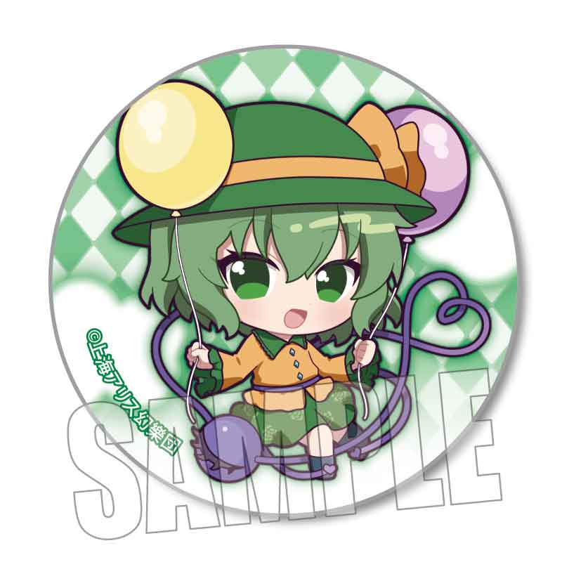 Touhou Project Bell House Trading Can Badge Pukasshu Balloon Ver. (re-run)