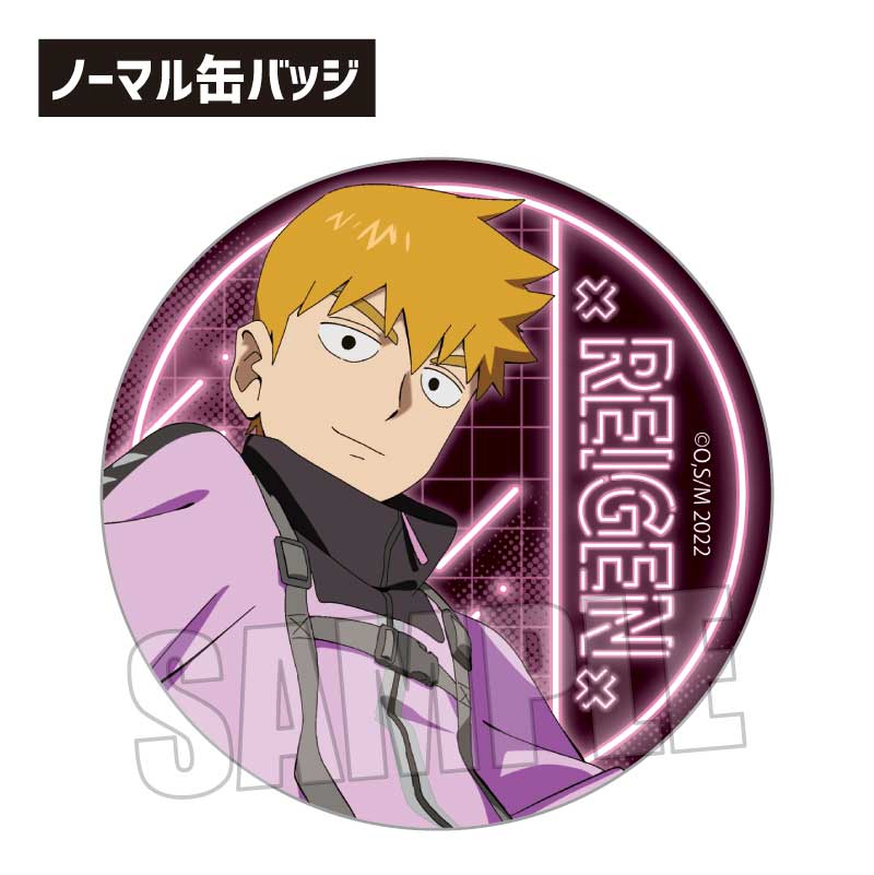 Mob Psycho 100 III Bell House Trading Can Badge Cyberpunk Ver.