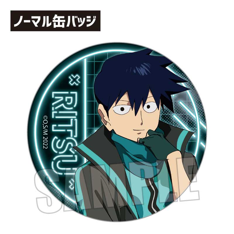 Mob Psycho 100 III Bell House Trading Can Badge Cyberpunk Ver.