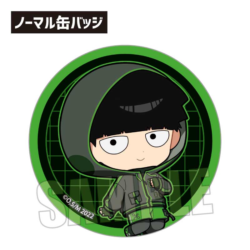 Mob Psycho 100 III Bell House Trading Can Badge Cyberpunk Ver.