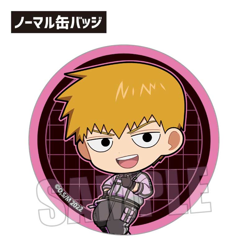 Mob Psycho 100 III Bell House Trading Can Badge Cyberpunk Ver.