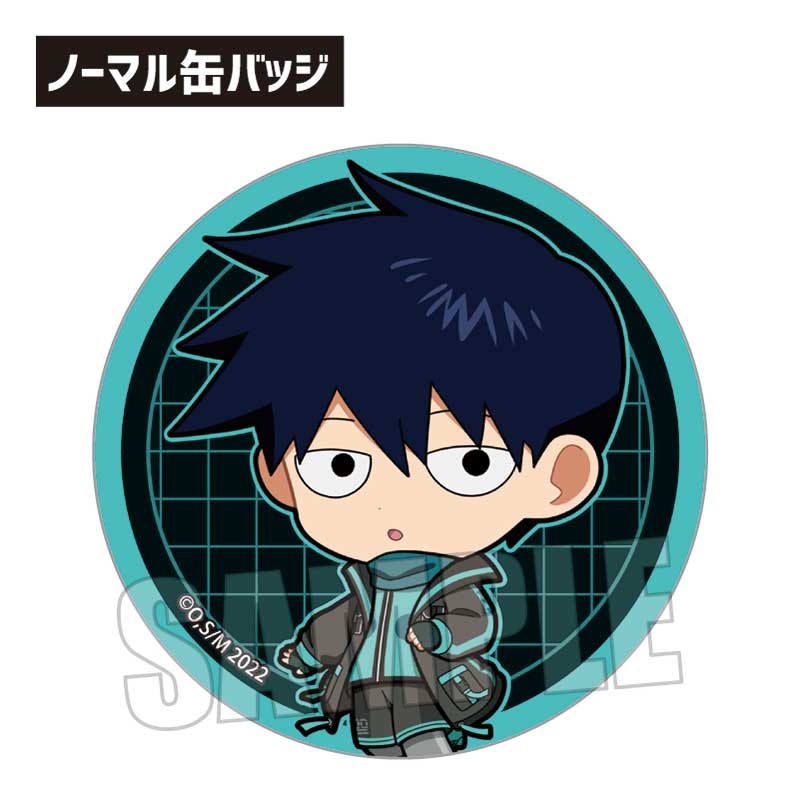 Mob Psycho 100 III Bell House Trading Can Badge Cyberpunk Ver.