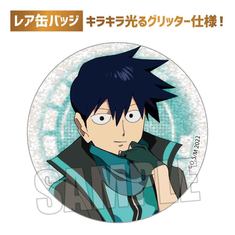 Mob Psycho 100 III Bell House Trading Can Badge Cyberpunk Ver.