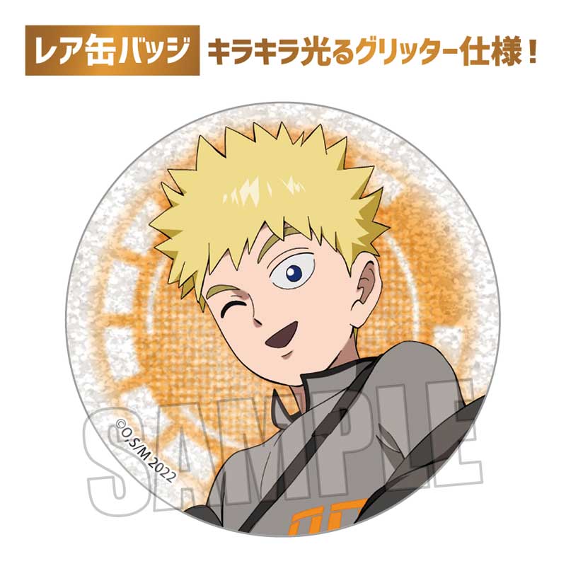 Mob Psycho 100 III Bell House Trading Can Badge Cyberpunk Ver.