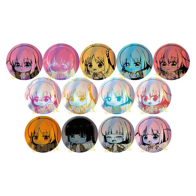 Bocchi the Rock! Bell House TEKUTOKO Trading Hologram Can Badge(1 Random)