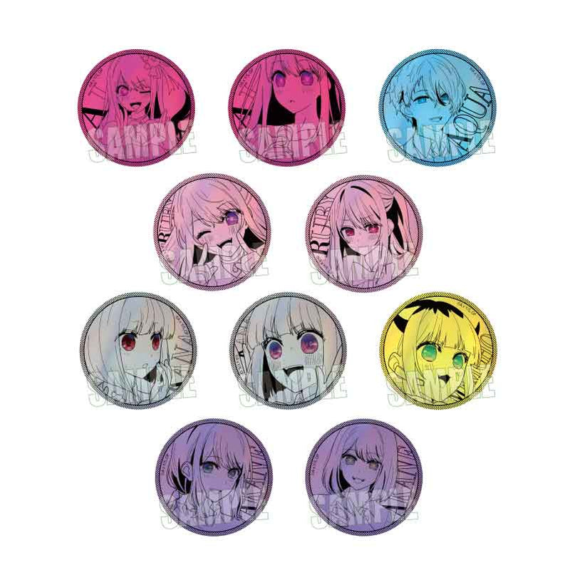 Oshi no Ko Bell House Trading Hologram Can Badge